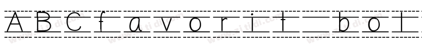 ABCfavorit bold字体转换